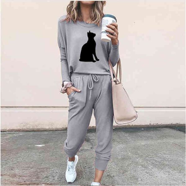 women's two piece pants long sleeve leisure suit with a broad feminine impression, international european and american style for spring, White
women's two piece pants long sleeve leisure suit with a broad feminine impression, international european and american style for spring, White