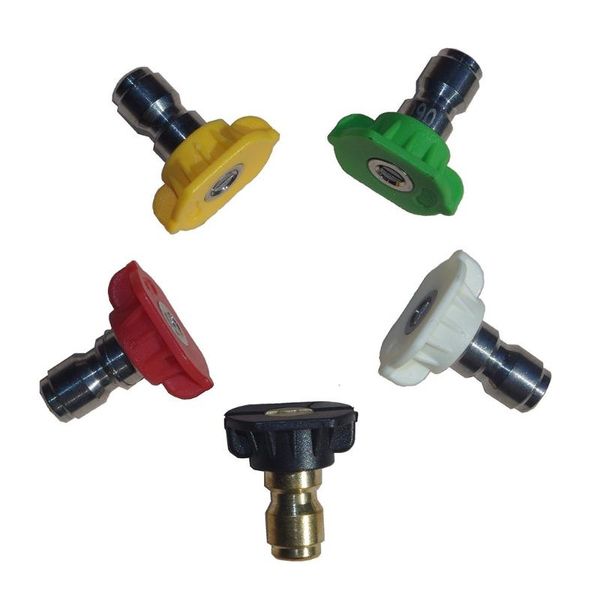 watering equipments 5pcs 1/4''quick connector car washing nozzles high pressure spray tip washer gun lance nozzle garden clean acc
watering equipments 5pcs 1/4''quick connector car washing nozzles high pressure spray tip washer gun lance nozzle garden clean acc