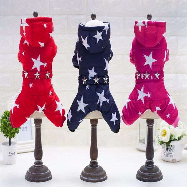 dog apparel snowsuit for small dogs fleece lined star belt hooded jumpsuit four-legs pants winter coats puppy chihuahua cloth
dog apparel snowsuit for small dogs fleece lined star belt hooded jumpsuit four-legs pants winter coats puppy chihuahua cloth