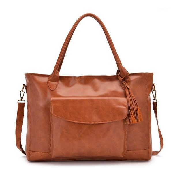 evening bags retro solid tote bag for women european and american style soft leather large shopper female handbags travel shoulder 2021
evening bags retro solid tote bag for women european and american style soft leather large shopper female handbags travel shoulder 2021