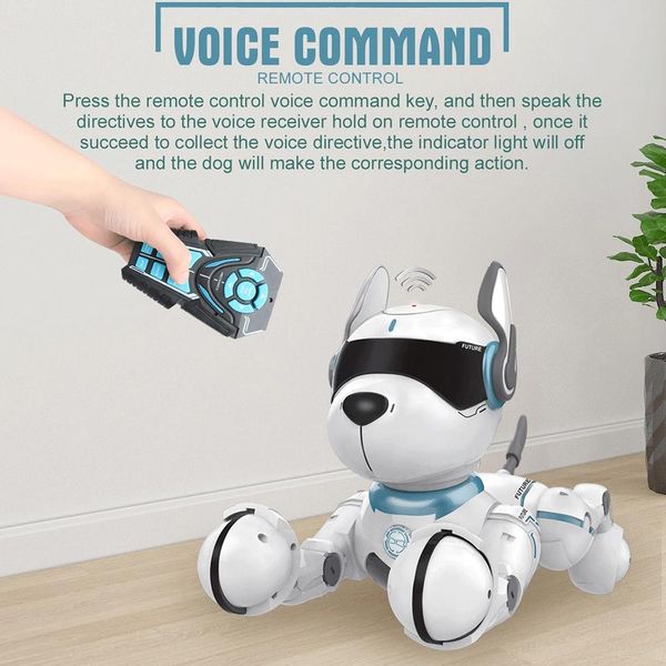 Kids Smart Talking RC Robot Dog Walk Dance Interactive Pet Puppy Robot Dog Early Education Remote Voice Control Intelligent Toy
Kids Smart Talking RC Robot Dog Walk Dance Interactive Pet Puppy Robot Dog Early Education Remote Voice Control Intelligent Toy