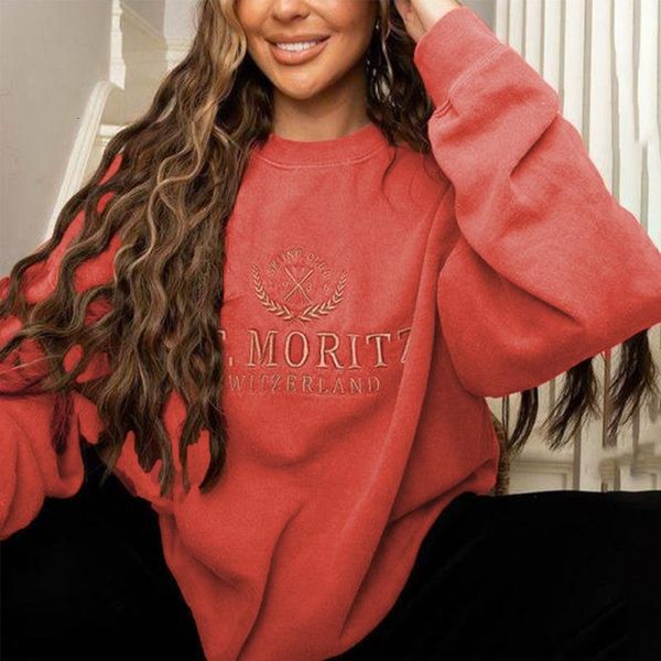 2021 letter embroid vintage red sweatshirts women oversized loose casual streetwear new fashion winter long sleeve plus size wklp, Black
2021 letter embroid vintage red sweatshirts women oversized loose casual streetwear new fashion winter long sleeve plus size wklp, Black
