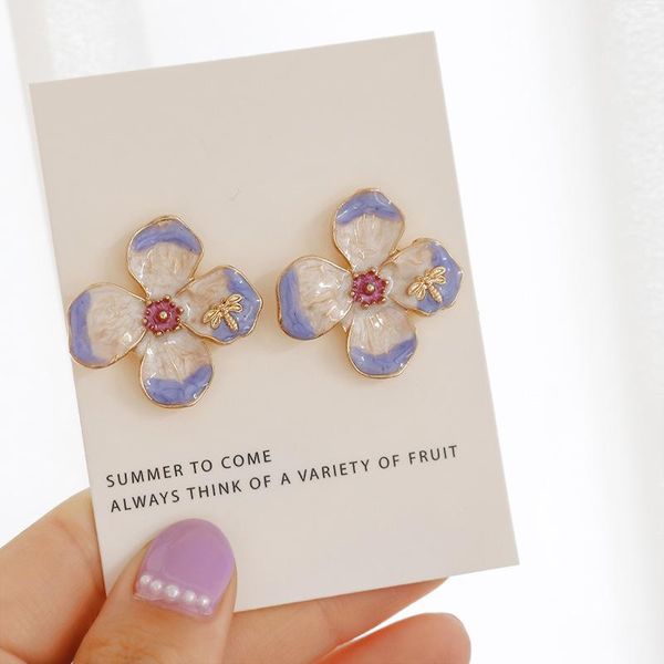 dangle & chandelier zdmxjl 2021 fashion women's earrings sweet lavender oil drip flower for women girl party gifts jewelry wholesale, Silver
dangle & chandelier zdmxjl 2021 fashion women's earrings sweet lavender oil drip flower for women girl party gifts jewelry wholesale, Silver