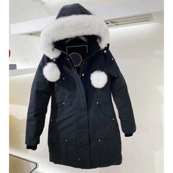long winter women clothing moose down jacket women winter down parka jassen chaquetas outerwear fur hood down jacket mooses knuckles, Black
long winter women clothing moose down jacket women winter down parka jassen chaquetas outerwear fur hood down jacket mooses knuckles, Black