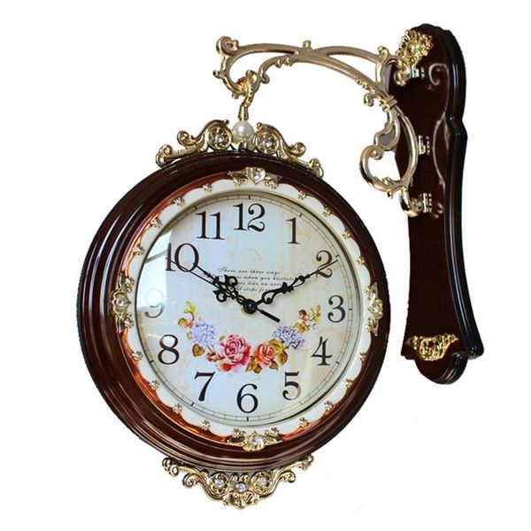 wall clocks nordic retro double sided home decor luxury watches living room decoration reloj de pared gift
wall clocks nordic retro double sided home decor luxury watches living room decoration reloj de pared gift