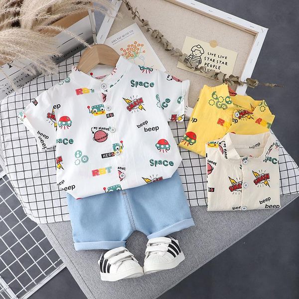 clothing sets baby clothes summer boy cartoon print shirt suit cotton short-sleeve shorts 2 pcs casual children's, White
clothing sets baby clothes summer boy cartoon print shirt suit cotton short-sleeve shorts 2 pcs casual children's, White
