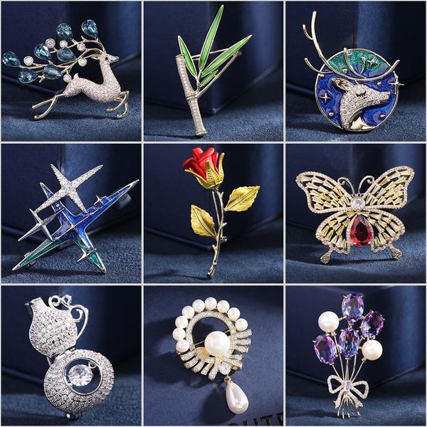 pins, brooches luxury cubic zirconia for women fashion star leaf butterfly rose deer animal brooch pin winter christmas jewelry broche, Gray
pins, brooches luxury cubic zirconia for women fashion star leaf butterfly rose deer animal brooch pin winter christmas jewelry broche, Gray