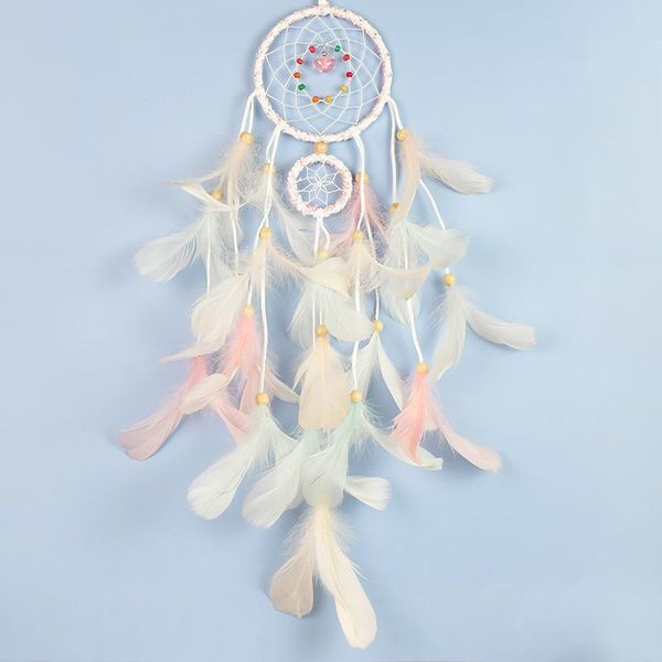 decorative objects & figurines diy dreamcatcher hanging ornament feather handmade braided wind chimes for home kids baby bedroom wall decora
decorative objects & figurines diy dreamcatcher hanging ornament feather handmade braided wind chimes for home kids baby bedroom wall decora