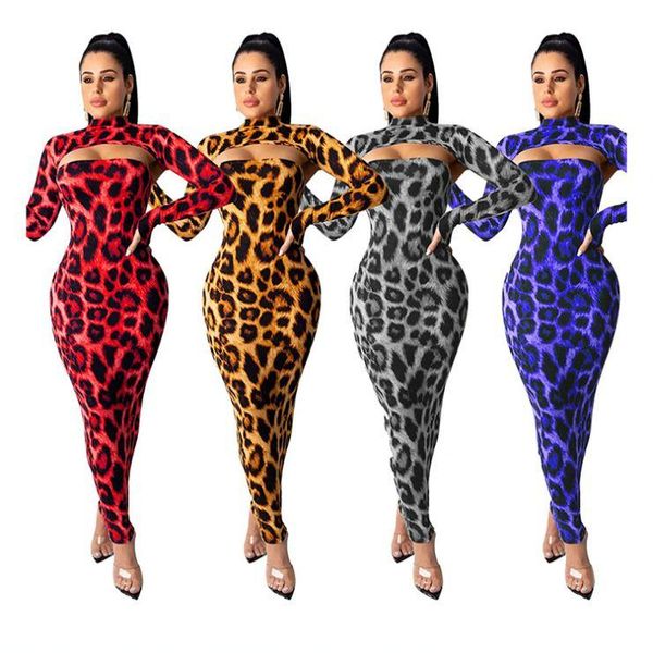 women's jumpsuits & rompers fashion long sleeve leopard print detachable woman clothes latest design womens fall clothing 2021, Black;white
women's jumpsuits & rompers fashion long sleeve leopard print detachable woman clothes latest design womens fall clothing 2021, Black;white