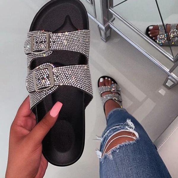 slippers rhinestone women's shoes summer open toe comfy soft thick bottom flat comfortable walking cusion slipper, Black
slippers rhinestone women's shoes summer open toe comfy soft thick bottom flat comfortable walking cusion slipper, Black
