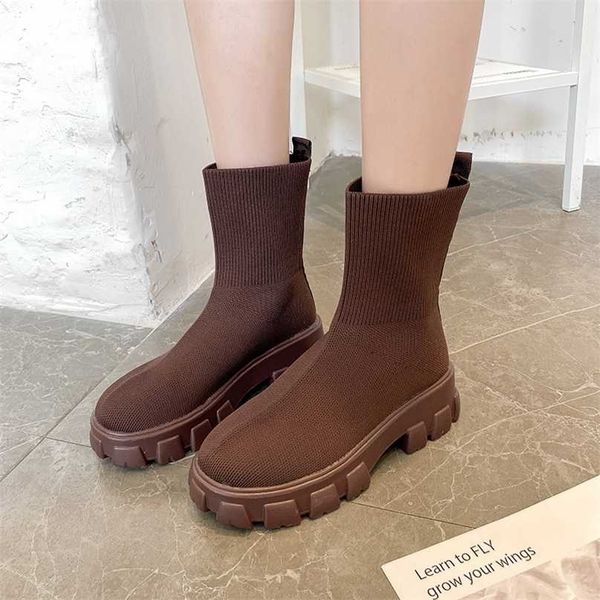 autumn winter women platform socks shoes thick-soled casual large size net red knitted short boots botas de mujer 211105, Black
autumn winter women platform socks shoes thick-soled casual large size net red knitted short boots botas de mujer 211105, Black