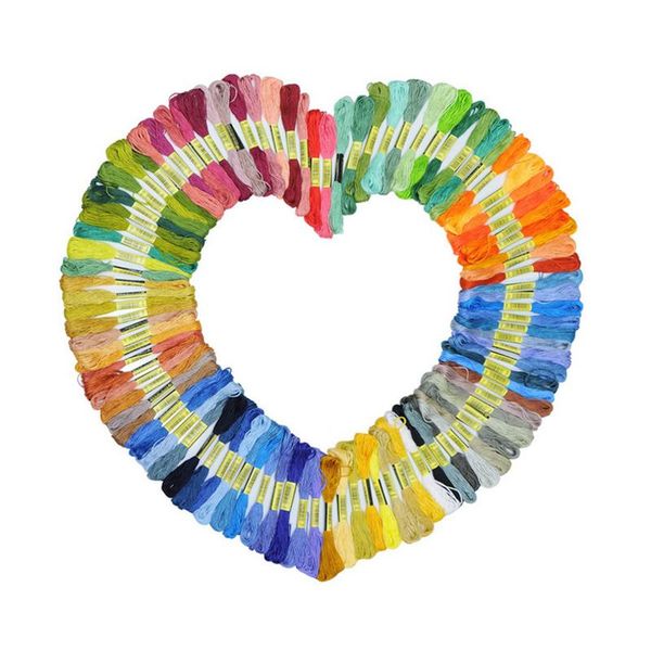 50/100pcs random color embroidery diy silk line branch threads similar dmc thread floss skein cross stitch thread, Black;white
50/100pcs random color embroidery diy silk line branch threads similar dmc thread floss skein cross stitch thread, Black;white
