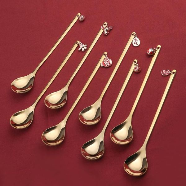 spoons 8pcs stainless steel coffee spoon chinese year design ornaments soup tea mixing stirrer dessert icecream accessories
spoons 8pcs stainless steel coffee spoon chinese year design ornaments soup tea mixing stirrer dessert icecream accessories