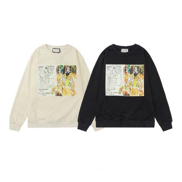 2021 new men women casual long-sleeved round neck sweater fashion pure cotton printed t-shirt coat pullover #73593, Black
2021 new men women casual long-sleeved round neck sweater fashion pure cotton printed t-shirt coat pullover #73593, Black