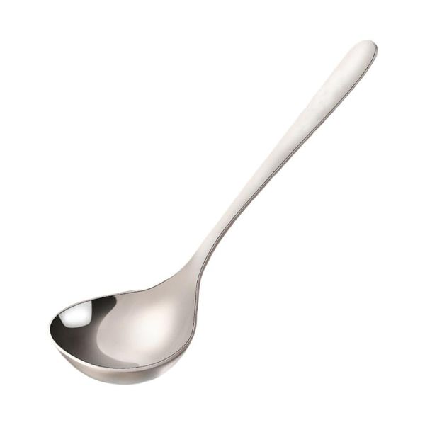 304 stainless steel soup spoon pot spoon long handle sauce home kitchen cutlery (silver, 17.5cm
304 stainless steel soup spoon pot spoon long handle sauce home kitchen cutlery (silver, 17.5cm