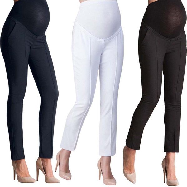 maternity bottoms women's fitness leggings pant fashion solid color insert pocket loose belly support pants ropa maternidad, White
maternity bottoms women's fitness leggings pant fashion solid color insert pocket loose belly support pants ropa maternidad, White