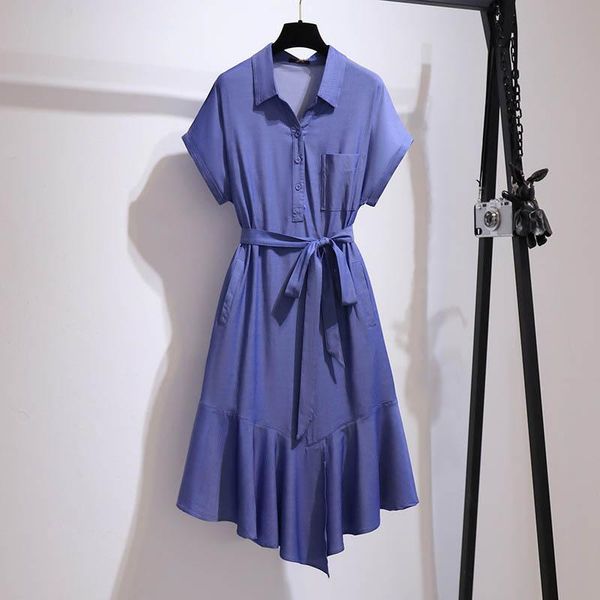plus size dresses 150kg women's summer loose ruffled shirt dress bust 160cm 6xl 7xl 8xl 9xl 10xl short-sleeved a-line denim blue, Black
plus size dresses 150kg women's summer loose ruffled shirt dress bust 160cm 6xl 7xl 8xl 9xl 10xl short-sleeved a-line denim blue, Black