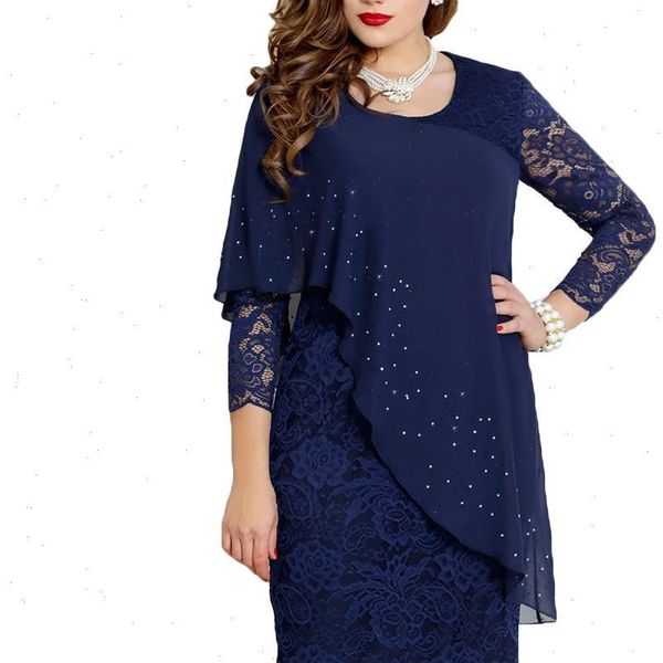 elegant dress women lace long sleeve solid color o neck 3 4 sleeve party dresses banquet slim knee length dress, Black;gray
elegant dress women lace long sleeve solid color o neck 3 4 sleeve party dresses banquet slim knee length dress, Black;gray