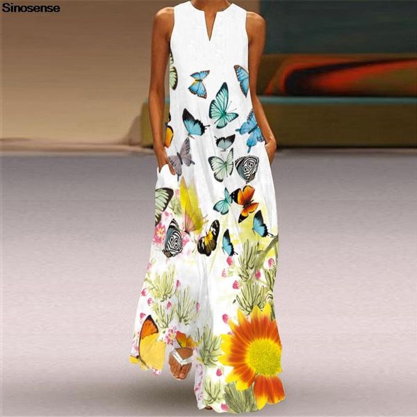 casual dresses summer beach maxi dress women butterfly floral printed sundress sleeveless tunic tank a line loose holiday vocation, Black;gray
casual dresses summer beach maxi dress women butterfly floral printed sundress sleeveless tunic tank a line loose holiday vocation, Black;gray