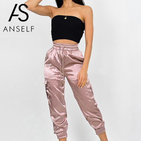 women's pants & capris 2021 autumn fashion joggers women elastic bottom high waist drawstring harem cargo sweatpants female trousers pi, Black;white
women's pants & capris 2021 autumn fashion joggers women elastic bottom high waist drawstring harem cargo sweatpants female trousers pi, Black;white