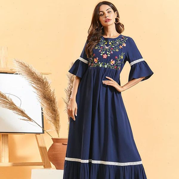 maxi dress summer 2021 elegant navy blue floral embroidery lace patchwork flare sleeve pleated swing a line dresses new, Black;gray
maxi dress summer 2021 elegant navy blue floral embroidery lace patchwork flare sleeve pleated swing a line dresses new, Black;gray