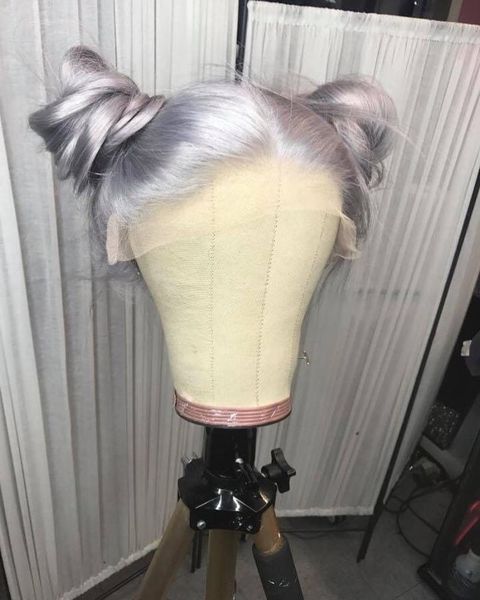 synthetic wigs grey lace front wig long straight glueless heat resistant hair middle part for women, Black
synthetic wigs grey lace front wig long straight glueless heat resistant hair middle part for women, Black