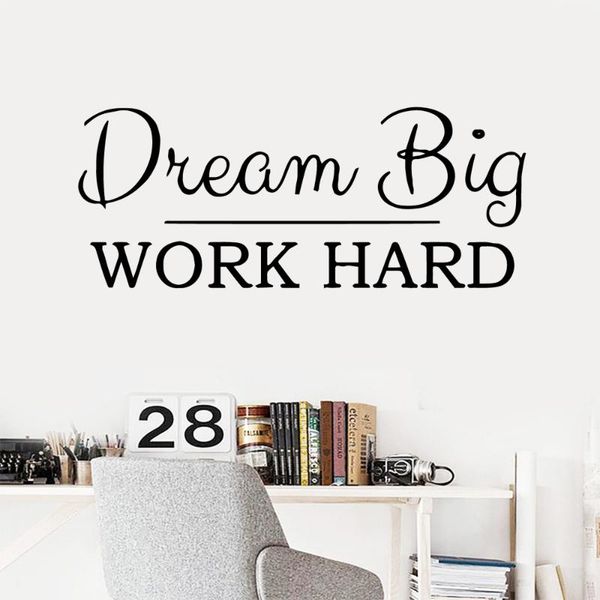 wall stickers dream big work hard nursery art decals for kids rooms diy home decoration decor wallpaper
wall stickers dream big work hard nursery art decals for kids rooms diy home decoration decor wallpaper