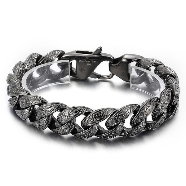 vintage black stainless steel link chain bracelet for mens 18mm 8.66 inch 100g heavy jewelry nice gifts
vintage black stainless steel link chain bracelet for mens 18mm 8.66 inch 100g heavy jewelry nice gifts