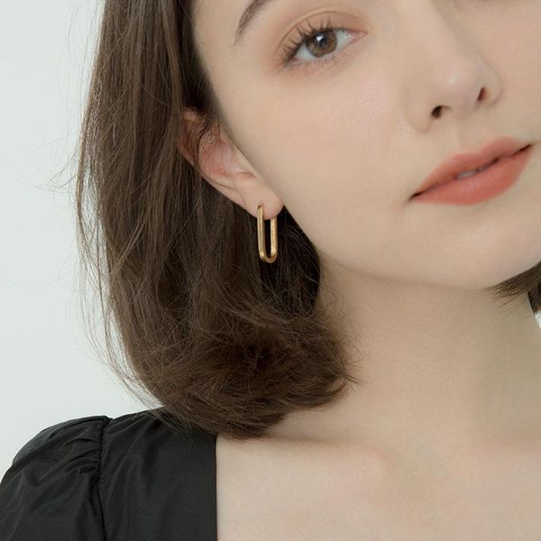 hoop & huggie binmonray 925 sterling silver minimalism smooth u-shape earrings women korea temperament dangle puncture hoops earring jewelry, Golden;silver
hoop & huggie binmonray 925 sterling silver minimalism smooth u-shape earrings women korea temperament dangle puncture hoops earring jewelry, Golden;silver