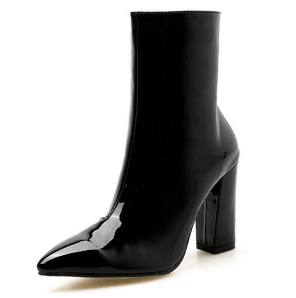 boots 2021 sliver gold women ankle pointed toe chunky high heel mirror metallic pumps female stiletto, Black
boots 2021 sliver gold women ankle pointed toe chunky high heel mirror metallic pumps female stiletto, Black