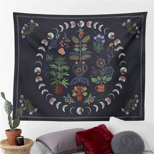 tapestries moonlit garden tapestry moon phase floral black background flowers wall hanging for room home decor
tapestries moonlit garden tapestry moon phase floral black background flowers wall hanging for room home decor