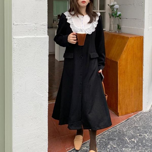 restoring ancient ways will show thin heavy embroidery fabric stitching qiu dong with thick black dress, Black;gray
restoring ancient ways will show thin heavy embroidery fabric stitching qiu dong with thick black dress, Black;gray