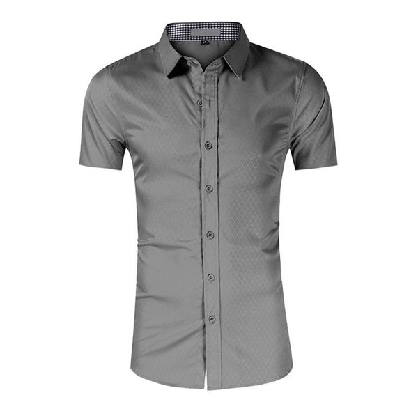men's casual shirts summer t-shirt fashion short-sleeved slim business high-end men harajuku shirt 2021, White;black
men's casual shirts summer t-shirt fashion short-sleeved slim business high-end men harajuku shirt 2021, White;black
