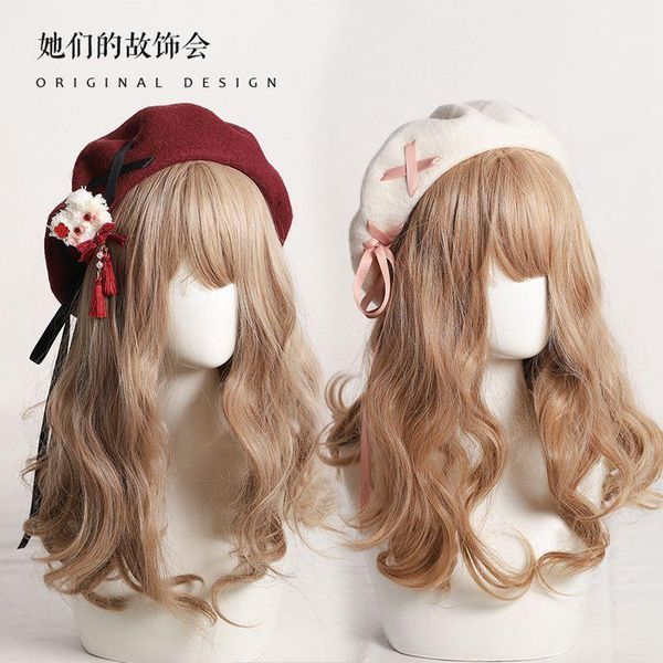berets 2021 japanese style sweet lovely warm shopping flat cap autumn winter lolita beret versatile cute bowknot bear painter hat, Blue;gray
berets 2021 japanese style sweet lovely warm shopping flat cap autumn winter lolita beret versatile cute bowknot bear painter hat, Blue;gray