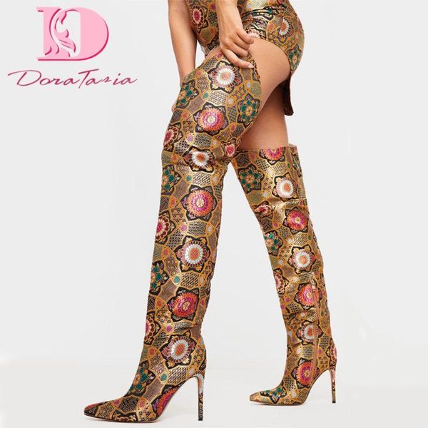 boots doratasia big size 43 fashion 2021 fetish thin high heels printed party shoes women thigh, Black
boots doratasia big size 43 fashion 2021 fetish thin high heels printed party shoes women thigh, Black