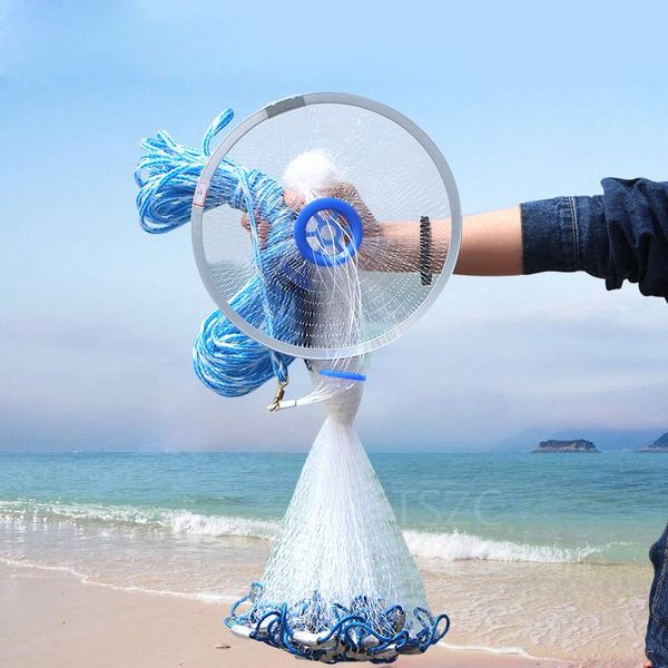 hand cast net diameter2.4m-4.2m easy throw fishing net small mesh outdoor hand throw catch fish network folding cast
hand cast net diameter2.4m-4.2m easy throw fishing net small mesh outdoor hand throw catch fish network folding cast