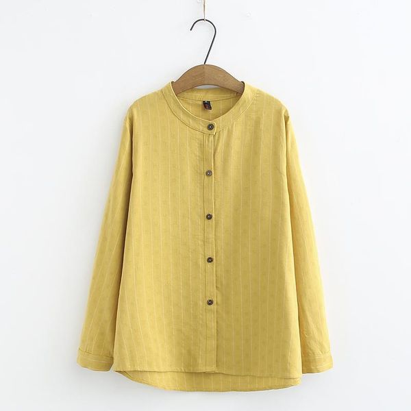 women's blouses & shirts 2021 spring full sleeve stripe shirt blouse mid-long single-breasted plus size loose casual thin coat, White
women's blouses & shirts 2021 spring full sleeve stripe shirt blouse mid-long single-breasted plus size loose casual thin coat, White