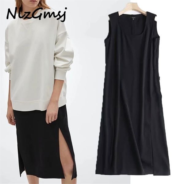 dres solid tank sleeveless ladies vintage midi vestidos 04 210628, Black;gray
dres solid tank sleeveless ladies vintage midi vestidos 04 210628, Black;gray
