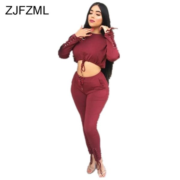 two piece dress fall winter solid set women outfits o-neck full sleeve drawstring crop and bodycon lace up pants plus size, White
two piece dress fall winter solid set women outfits o-neck full sleeve drawstring crop and bodycon lace up pants plus size, White