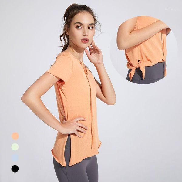 yoga outfit woman sports irregular hem loose slim quick-drying running t-shirt short sleeves round neck solid fitness clothing
yoga outfit woman sports irregular hem loose slim quick-drying running t-shirt short sleeves round neck solid fitness clothing