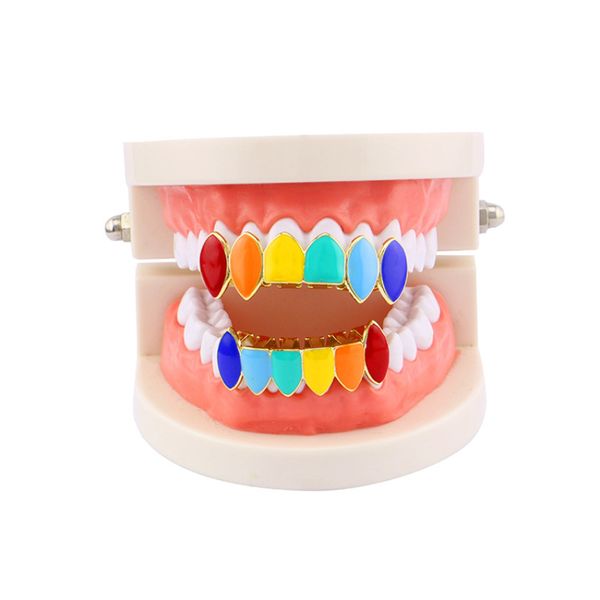 gold color copper dental grillz hip hop colorful dripping glossy teeth grillz jewelry for women men 2018 fashion vampire cosplay accessories, Black
gold color copper dental grillz hip hop colorful dripping glossy teeth grillz jewelry for women men 2018 fashion vampire cosplay accessories, Black