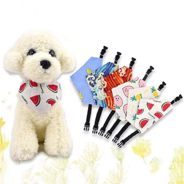 dog apparel pet and fruit print cotton linen triangle scarf fashion saliva towel
dog apparel pet and fruit print cotton linen triangle scarf fashion saliva towel