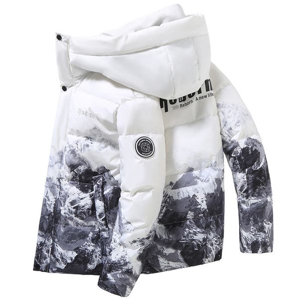2021 winter new thickened et men's short youth white duck down warm trend fashion casual coat, Black
2021 winter new thickened et men's short youth white duck down warm trend fashion casual coat, Black