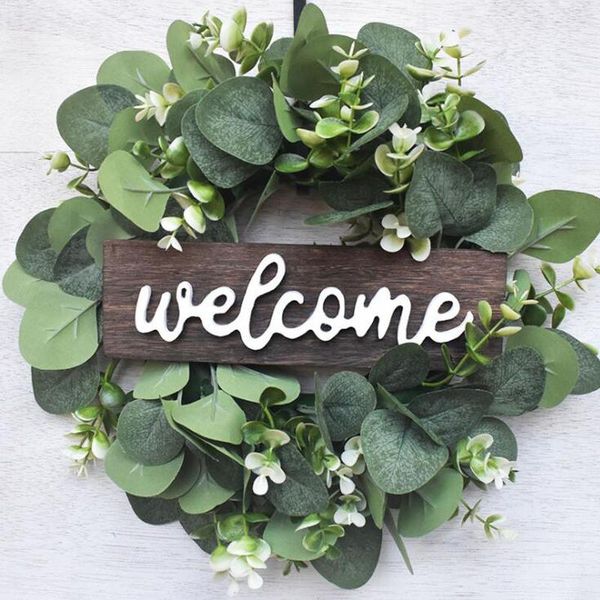 decorative flowers & wreaths simulation wreath welcome sign leaf door decoration pendant hanging garlands eucalyptus home
decorative flowers & wreaths simulation wreath welcome sign leaf door decoration pendant hanging garlands eucalyptus home