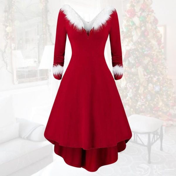 casual dresses festive classic patchwork waist tight large hem christmas dress skin-friendly xmas ladies clothing, Black;gray
casual dresses festive classic patchwork waist tight large hem christmas dress skin-friendly xmas ladies clothing, Black;gray