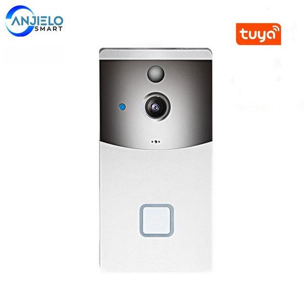 anjielosmart wireless video doorbell camera with motion detection, 2-way audio, night vision, weather resistant with tuya app
anjielosmart wireless video doorbell camera with motion detection, 2-way audio, night vision, weather resistant with tuya app