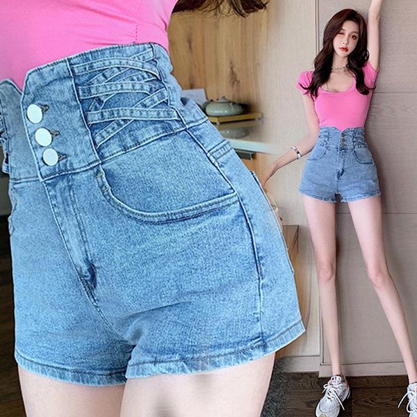 women's jeans denim shorts women summer 2021 loose straight high waist thin black and white a-line pants, Blue
women's jeans denim shorts women summer 2021 loose straight high waist thin black and white a-line pants, Blue