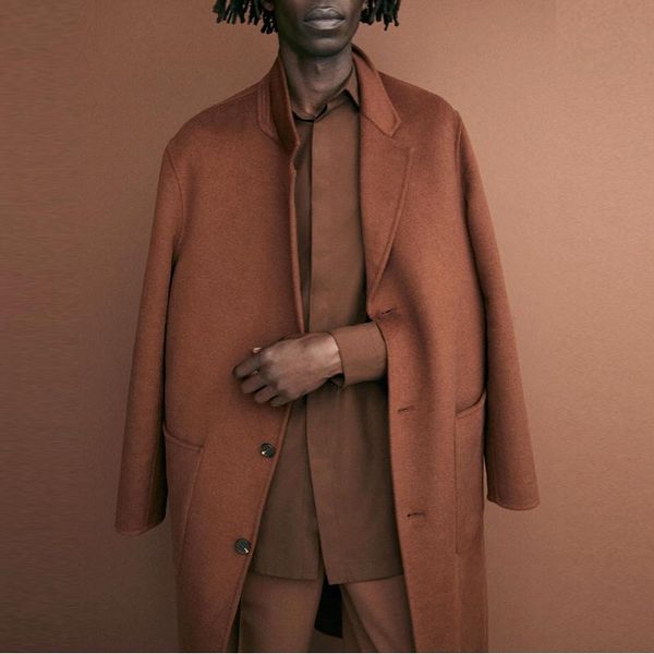 men's wool & blends autumn winter loose vintage double-sided woolen coat men casual button pockets long warm jacket outerwear male, Black
men's wool & blends autumn winter loose vintage double-sided woolen coat men casual button pockets long warm jacket outerwear male, Black