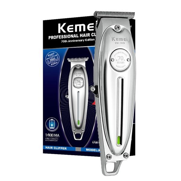 kemei 1949 professional hair clipper all metal men electric cordless trimmer 0mm baldheaded t blade finish cut machine 220119
kemei 1949 professional hair clipper all metal men electric cordless trimmer 0mm baldheaded t blade finish cut machine 220119