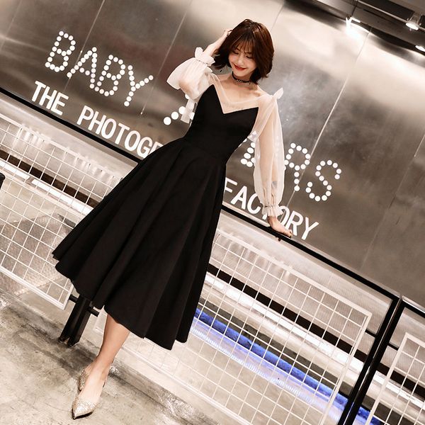 women sweet bow trim evening party dress elegant v-neck exquisite banquet gown black vintage pleated dresses eavm, Blue;red
women sweet bow trim evening party dress elegant v-neck exquisite banquet gown black vintage pleated dresses eavm, Blue;red